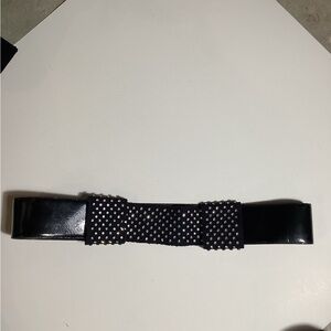 Vintage rhinestone snap belt